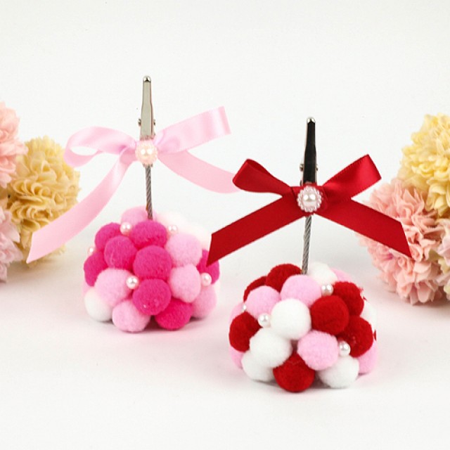 獨家設計 創意小禮物 可愛花球造型名片夾 送客禮