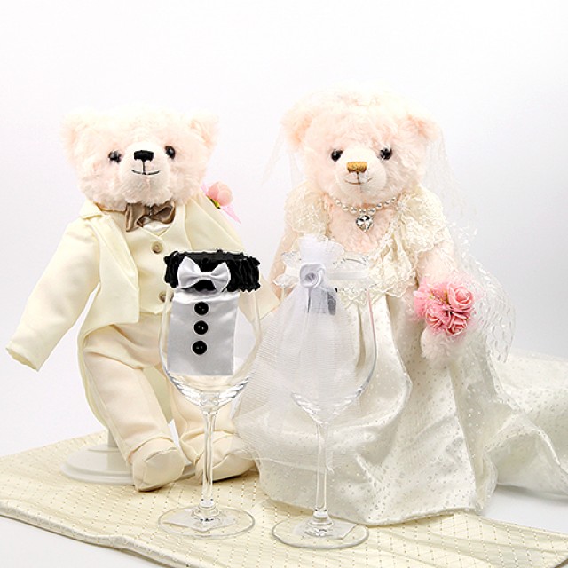 婚禮佈置DIY 創意酒杯裝飾 婚禮用品 幸福婚禮小物實體店面有售