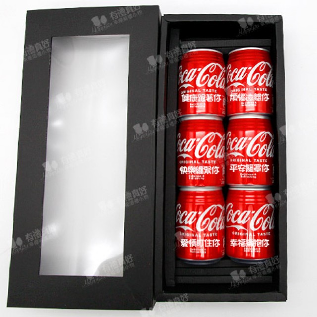獨家驚喜可樂 告白汽水6入 250ml禮盒+LED燈