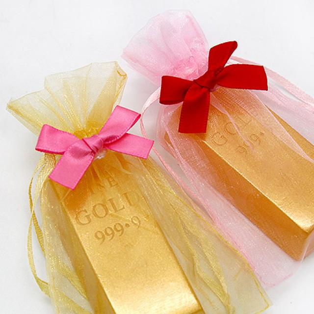 精選婚禮小物 年節首選  黃金條塊 富貴香皂