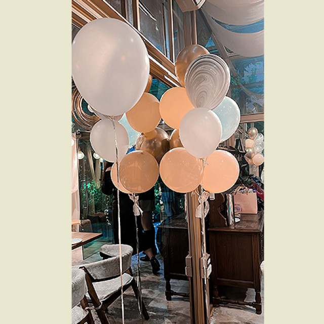 餐廳 包廂 派對 小資氣球佈置