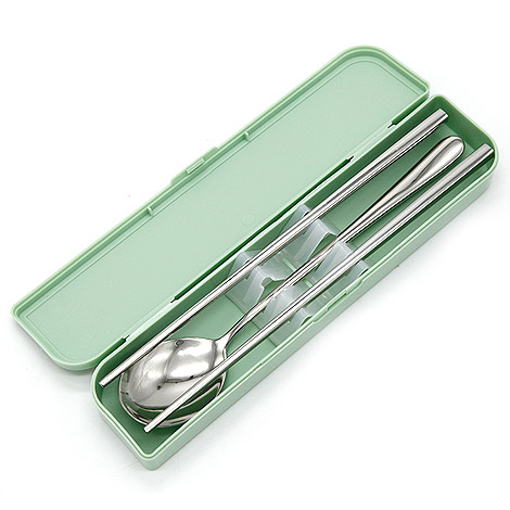 304不鏽鋼湯匙 筷子便攜餐具組 環保餐具